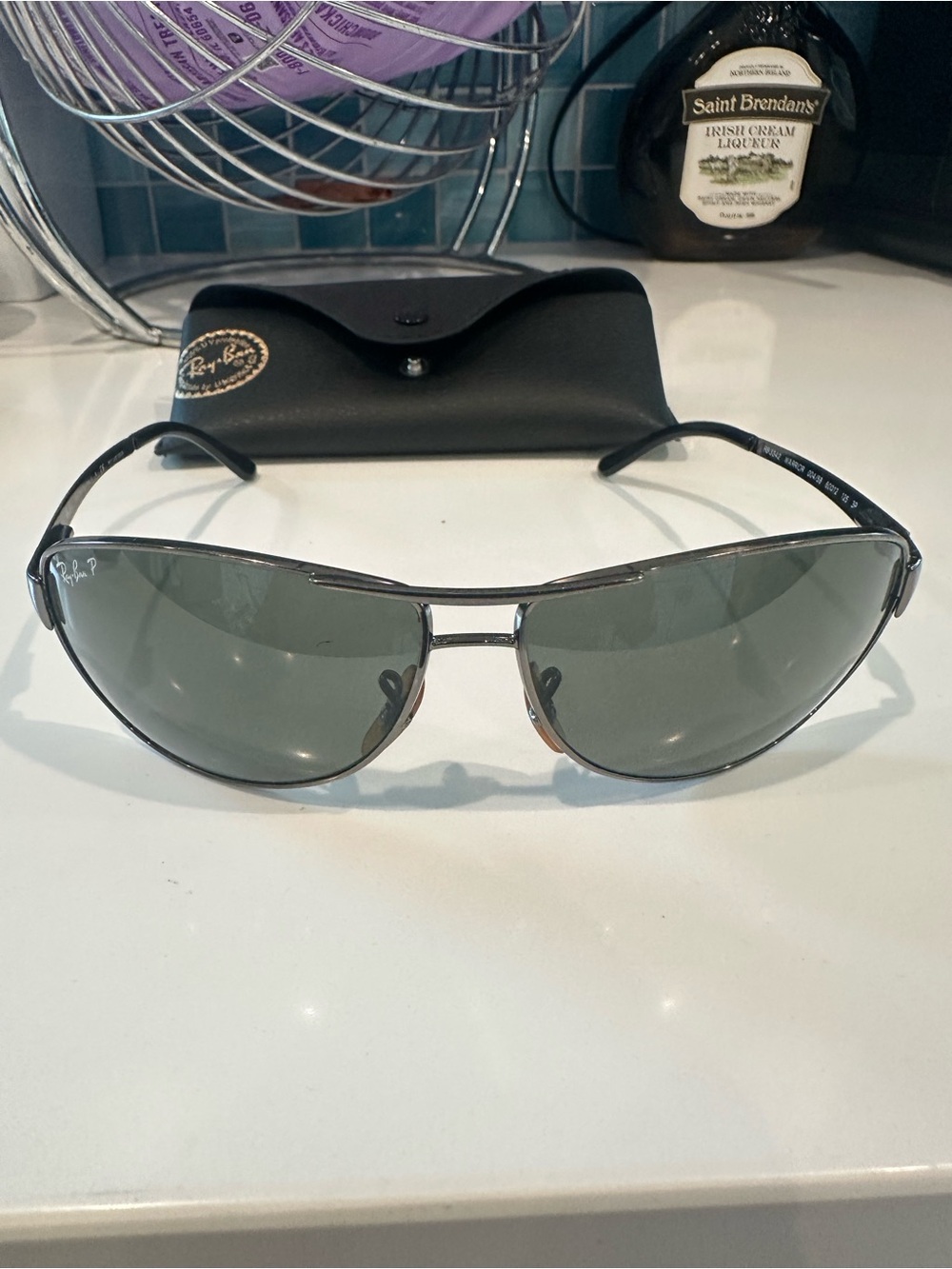 Ray-Ban RB3342 Warrior Sunglasses - Black Frame
